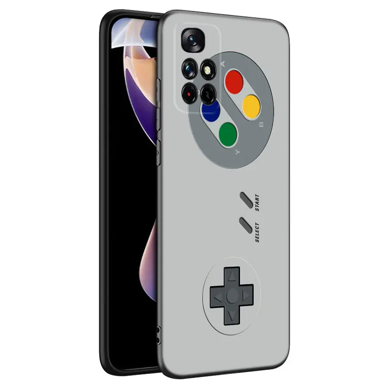 Gameboy Boy Game Black Silicone Phone Case For Xiaomi Redmi Note 10 11 11S 12 13 4G 8 9 11T Pro 5G Plus 8T 9S 10S 12S