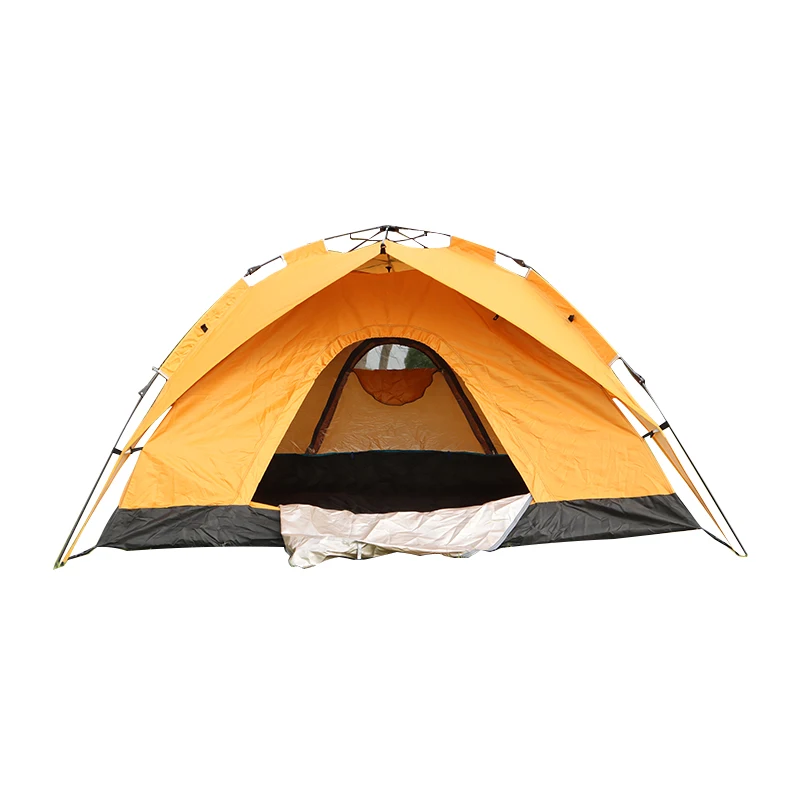 

High Quality Black Dome Big Rooms Outdoor Automatic Tent Waterproof Polyester Camping Tent