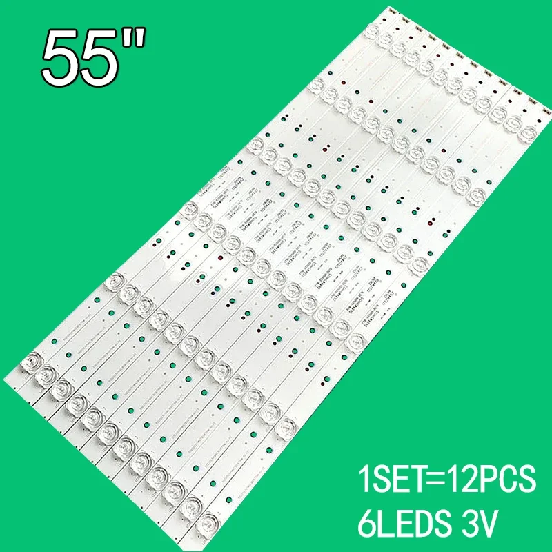 LED Backlight สำหรับ Toshiba 55U7750VQ CRH-A553535120674NREV1.0B SW55s6sug 55G6 55V8E 55N2 SW55D06-ZC14CG-05 0B CRH-A55353512