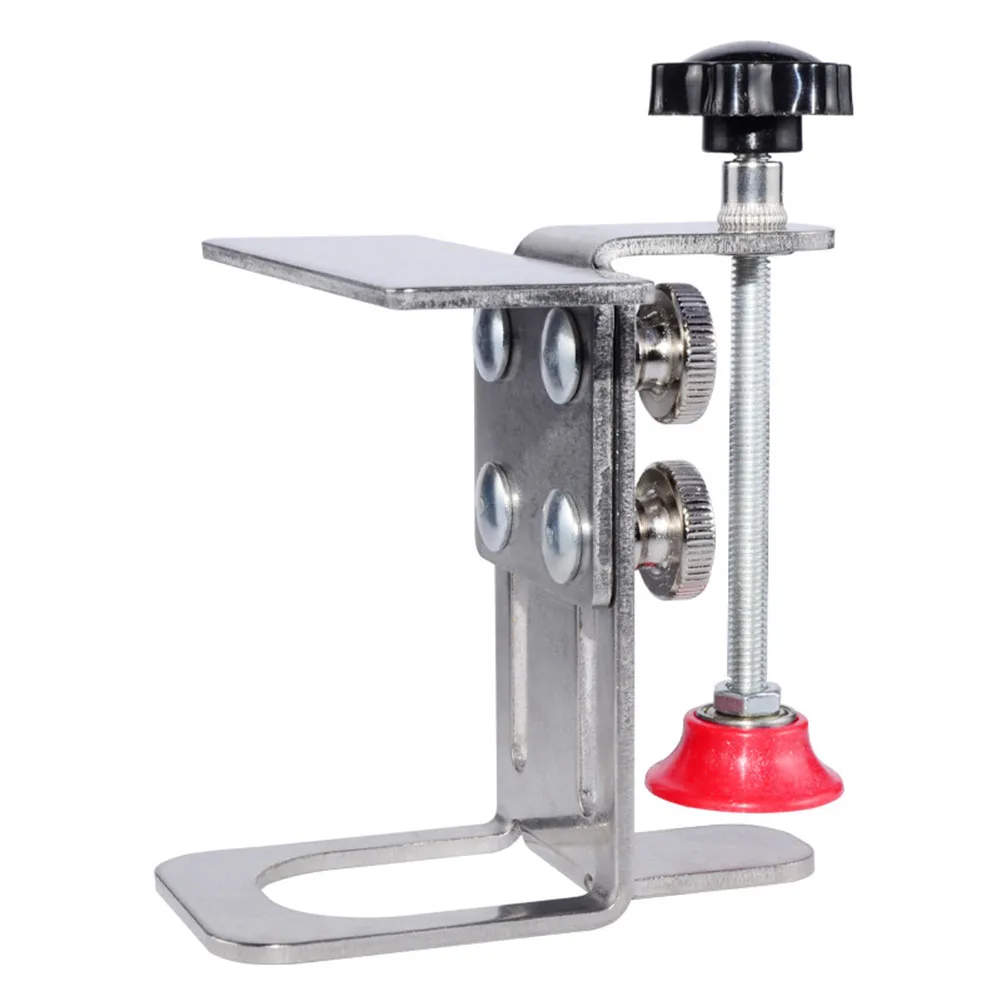 Perakitan furnitur sesuai gambar pintu kabinet instalasi pegangan pintu dapat disesuaikan klem alat pemosisian yang tepat