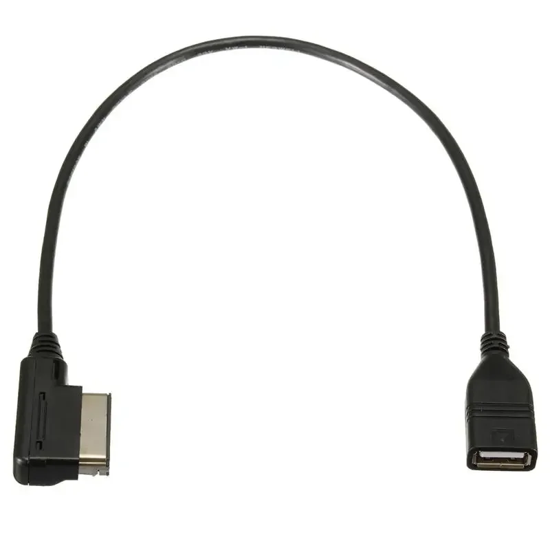 For AUDI A3/A4/A5/A6/Q5 VW Tiguan GTI CC Magotan MDI MMI AMI AUX to USB Female Audio AUX Adapter Cable Wire