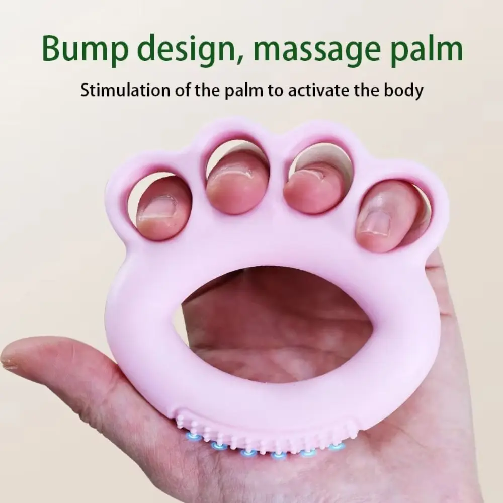 Silicone Material Hand Grip Trainer Adjustable Resistance Ergonomic Design Hand Exerciser Compact Size Lightweight Build