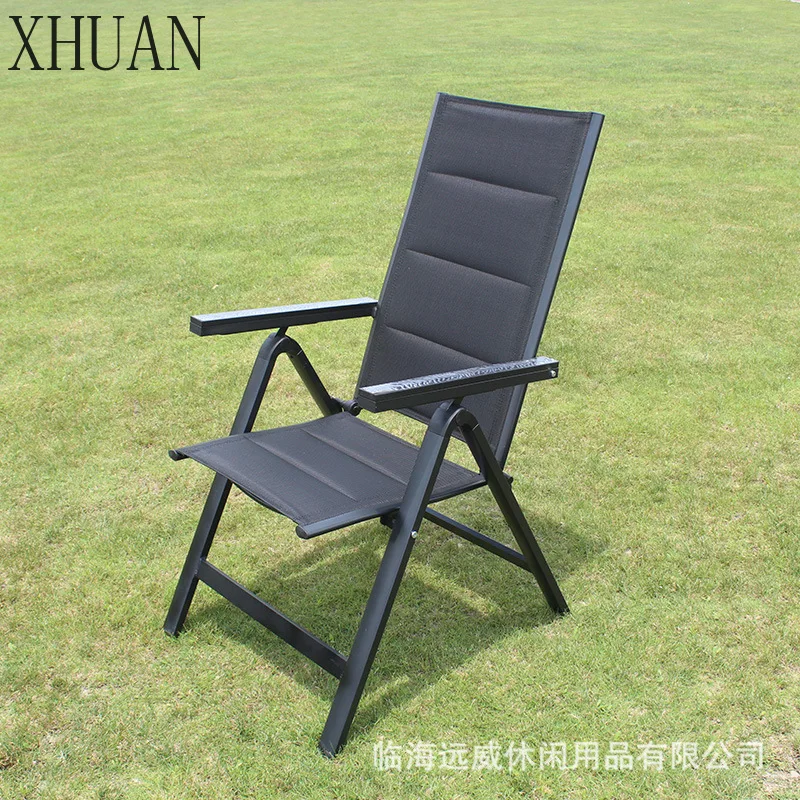 Folding chairs can be ordered with and without cotton for outdoor leisure
