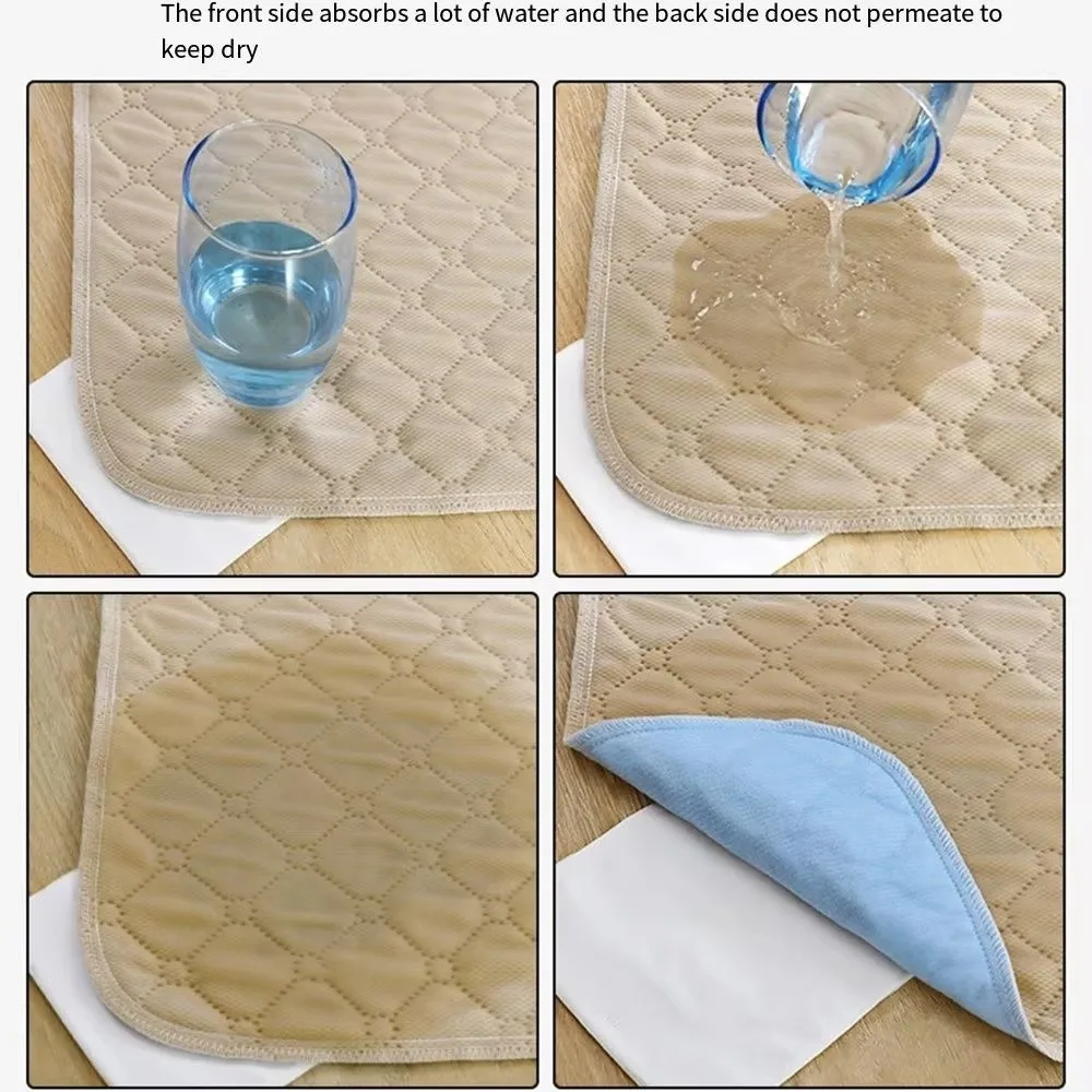 Washable Wheelchair Seat Pad Waterproof Non-Slip Pressure Sore Prevention Cushion Pressure Prevention Reusable