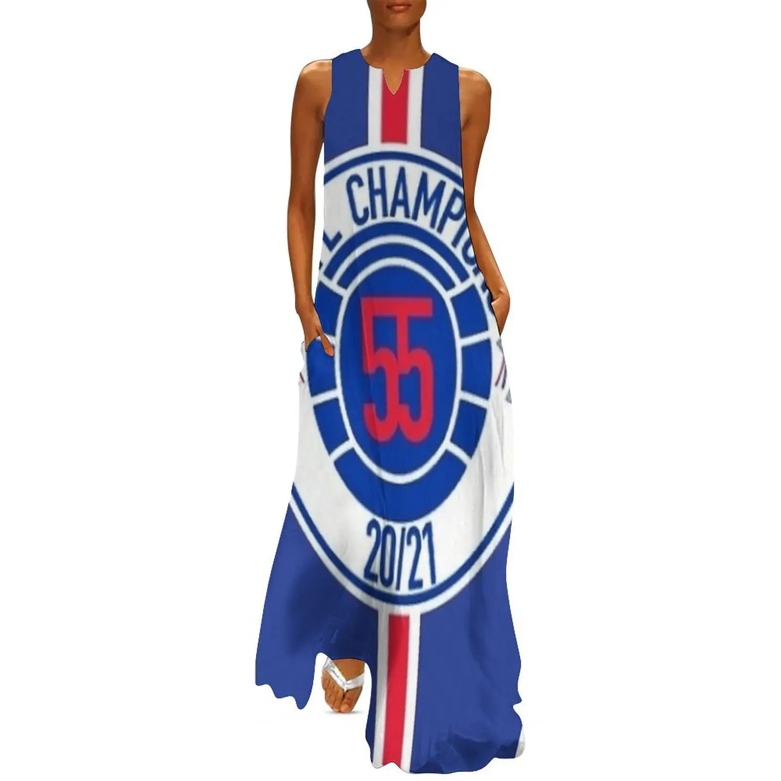 

Glasgow Rangers 55 Long Dress Party dresses for women bandage dress women's fashion dresses elegant women's sets