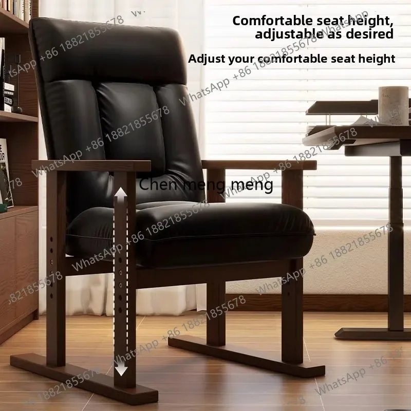 

K153 K153 Adjustable Recliner Office Solid Wood Frame Ergonomic Modern Accent Chair for Living Room/Study/Bedroom Furniture