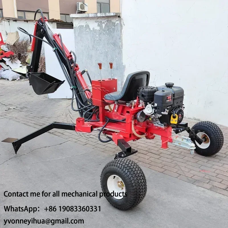 Enhanced Stability Small Farm Tractor Loader and Backhoe Small Backhoe Price Backhoe Attachment for Small Tractor