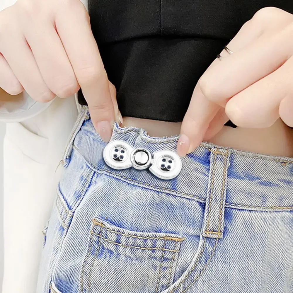 

Jewelry Rabbit Gift Flower Cartoon Geometry Anti-Exposure Brooch Jeans Accessories Tightening Waistband Pin Women Brooch