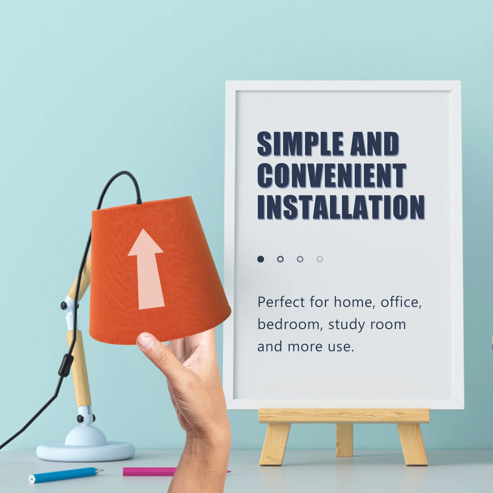 

Small Lamp Shade E14 Base Vintage Cloth Iron Tabletop Desk Bedside Lamp Cover Soft Light Home Hotel Living Room Study