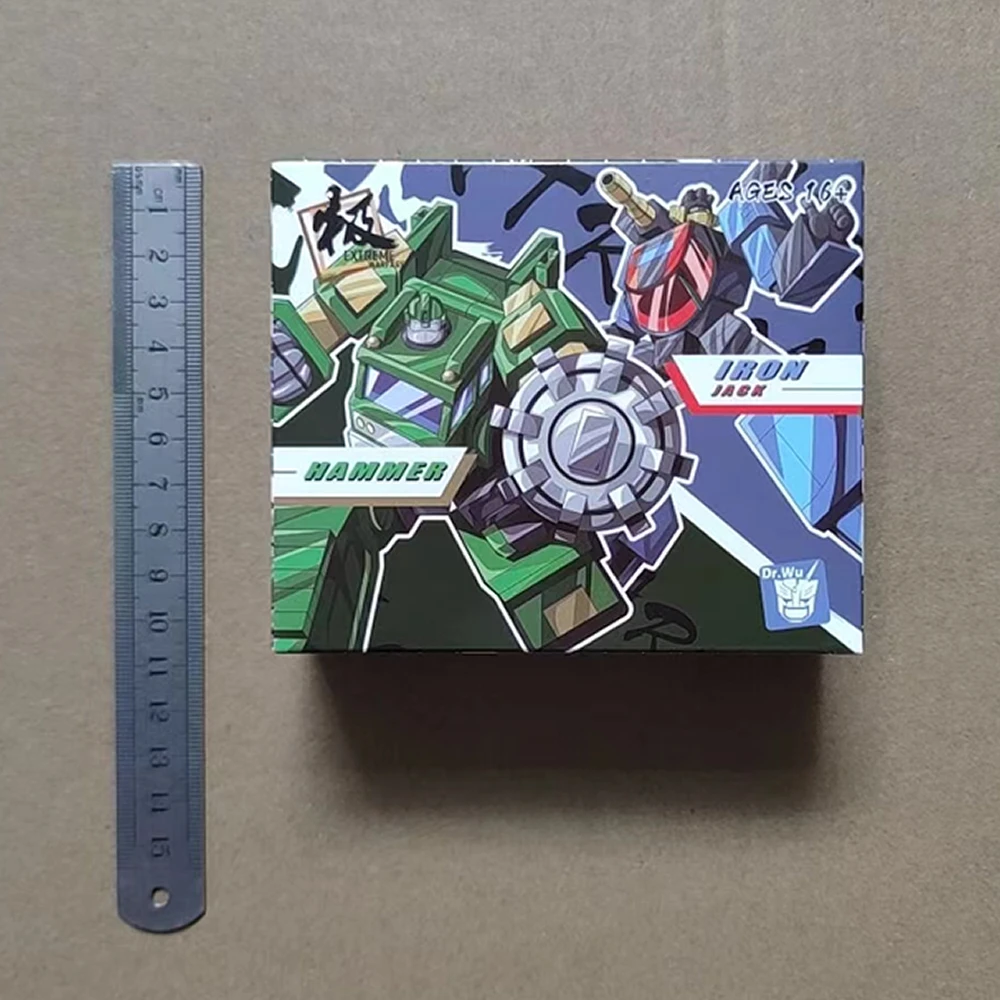 Transformationsspielzeug DR. WU DW-E30M DW-E33 Mirror Jack Septa Kleine Actionfigur Robotermodell Schreibtisch Decora Collection