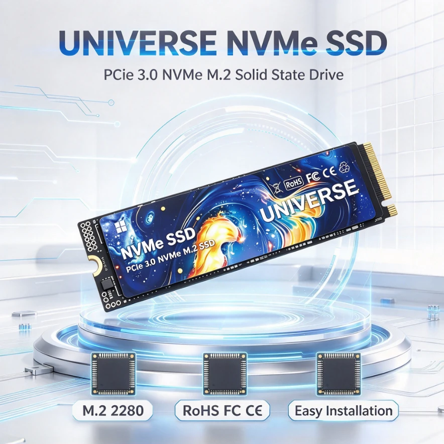 UNIVERSE M.2 2280 PCIe Gen4 SSD 500GB-4TB High Speed Internal Solid State Disk Read Speed Storage For Desktop Laptop PC
