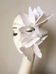 Female Half Face Cover Butterfly Mask Party Girl Cosplay Accessories Stage Model Catwalk Performance Makeup Props Masks