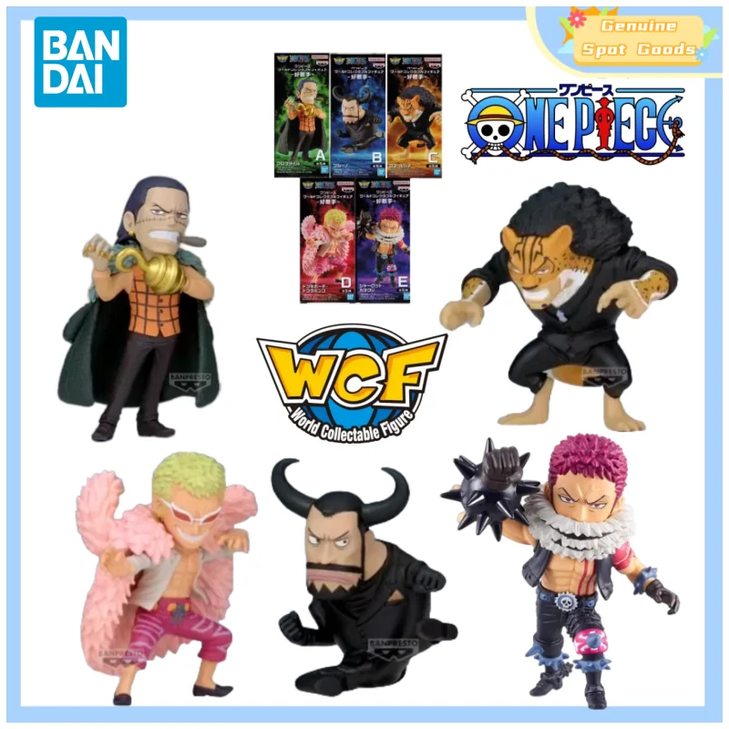 

Genuine Bandai ONE PIECE WCF Luffy Good Rival Lucci Crocodile Doflamingo Anime Action Model Figure Gift for Toys Hobbies Kids