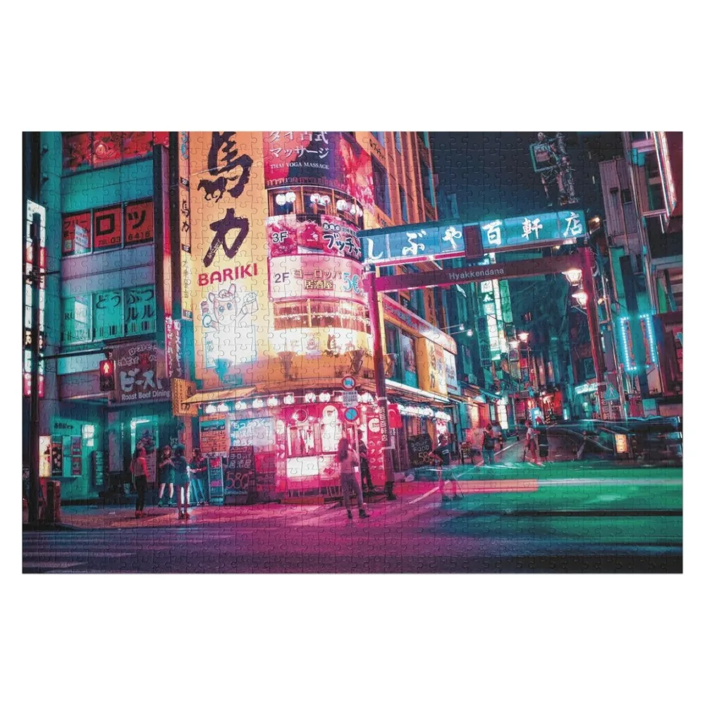

Tokyo Street at Night Jigsaw Puzzle Novel Toys For Children 2022 Baby Toy Puzzle
