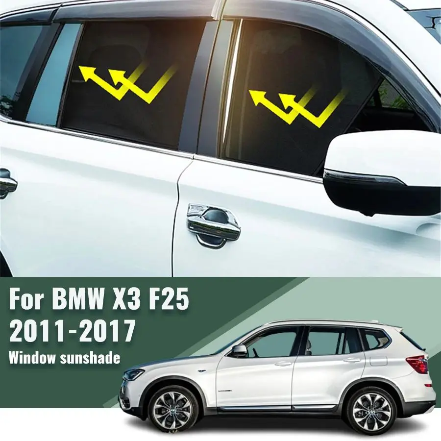 

Солнцезащитный козырек для автомобиля BMW X3 F25 2011-2017, защита от УФ-лучей, автомобильная занавеска, переднее ветровое стекло, солнцезащитный козырек, сетка