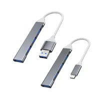 4Port USB 3.0 Hub USB Hub High Speed Type C Splitter 5Gbps For PC Computer Accessories Multiport HUB 4 USB 3.0 2.0 Ports