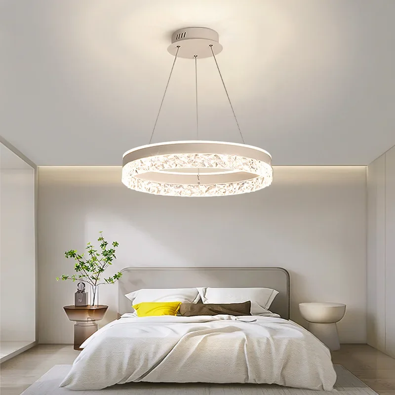 

Simple and modern ceiling chandelier adjustable indoor lighting high LED living room diningroom bedroom decoration 3-color light