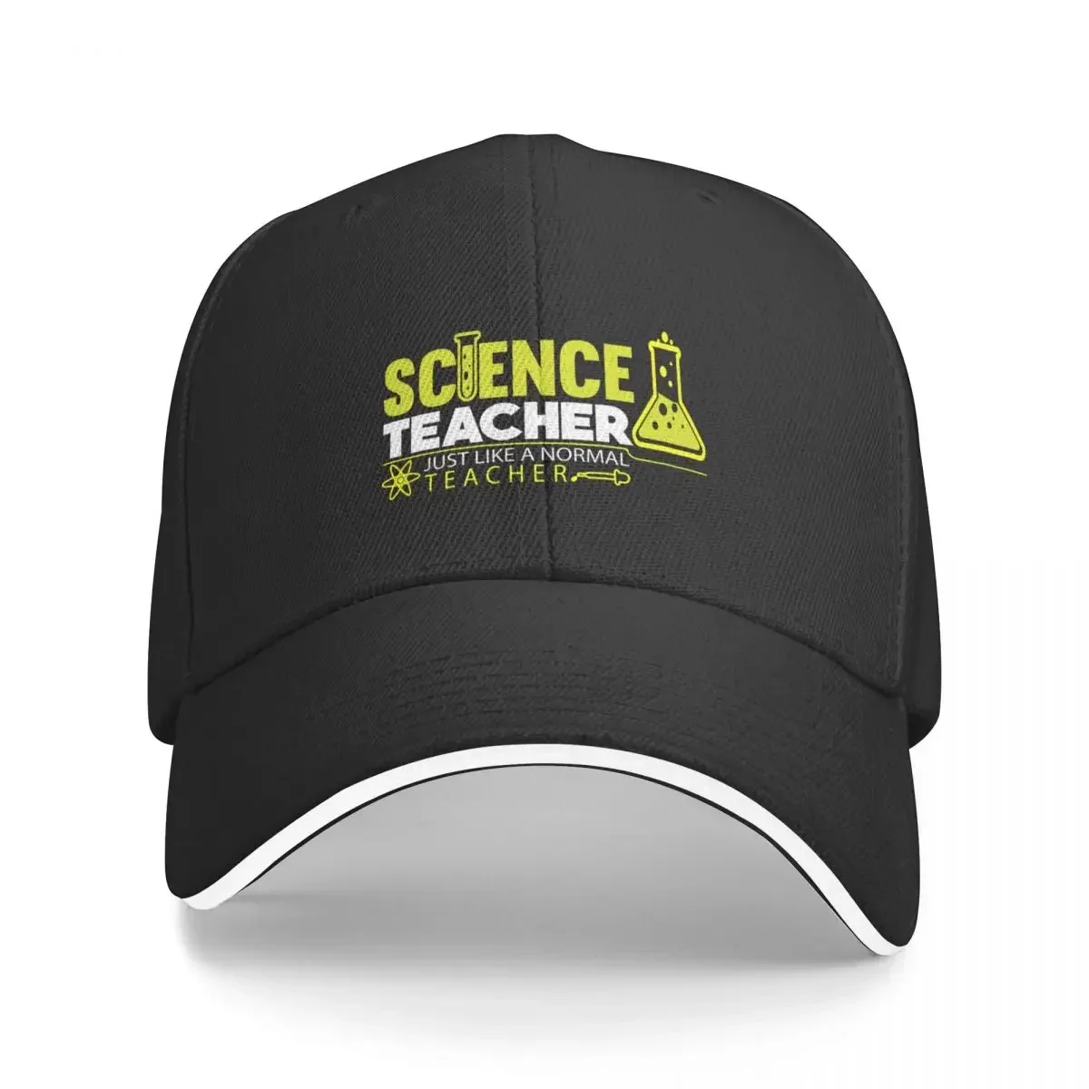 Science Teacher Like A Normal Teacher But Cooler, Science Teacher Like A Normal Teacher, Much Cooler, Except Much C Baseball Cap