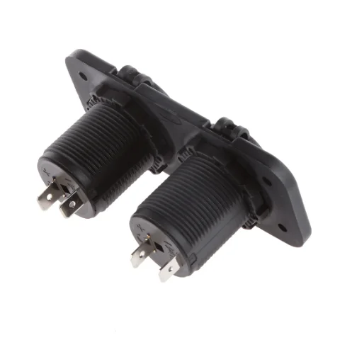 12V 24V 2-in-1 presa accendisigari per auto connettore spina camion ATV Marine Power Adapter