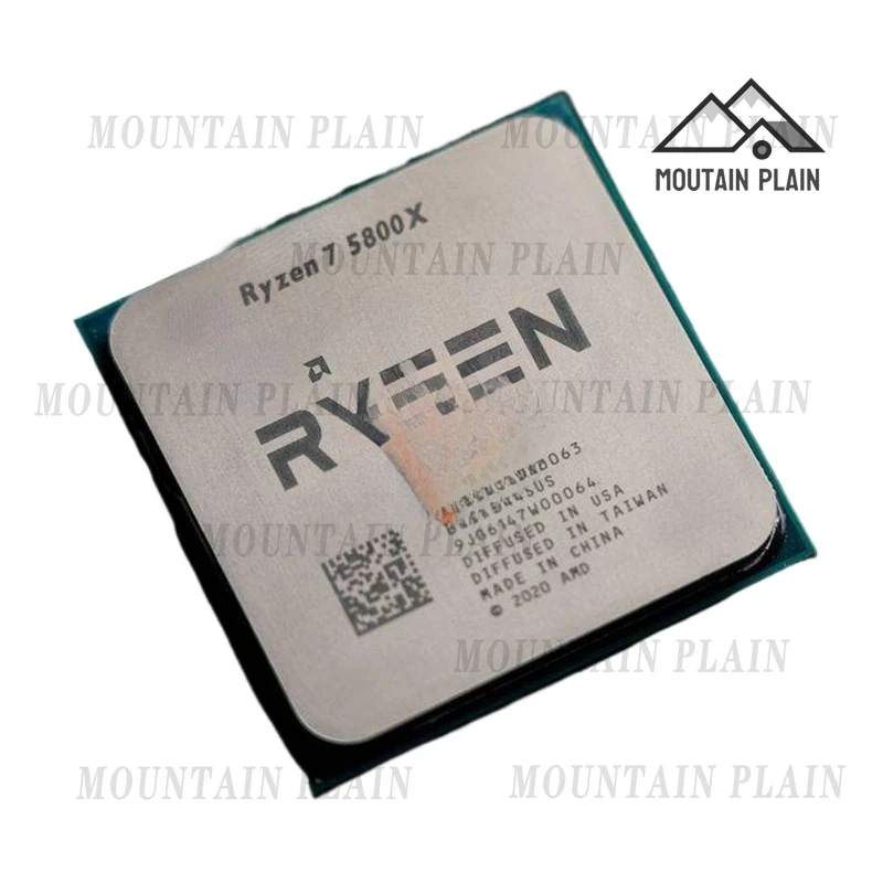 Ryzen 7 5800X R7 5800X 3.8 GHz Eight-Core 16-Thread CPU Processor 7NM L3=32M 100-000000063 Socket AM4