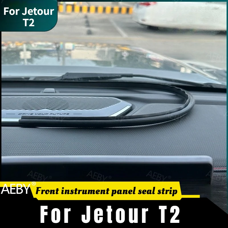 For Jetour T2 Car dashboard seal silicone,gap filler strip,Soundproof, waterproof and dustproof,Front instrument panel caulking