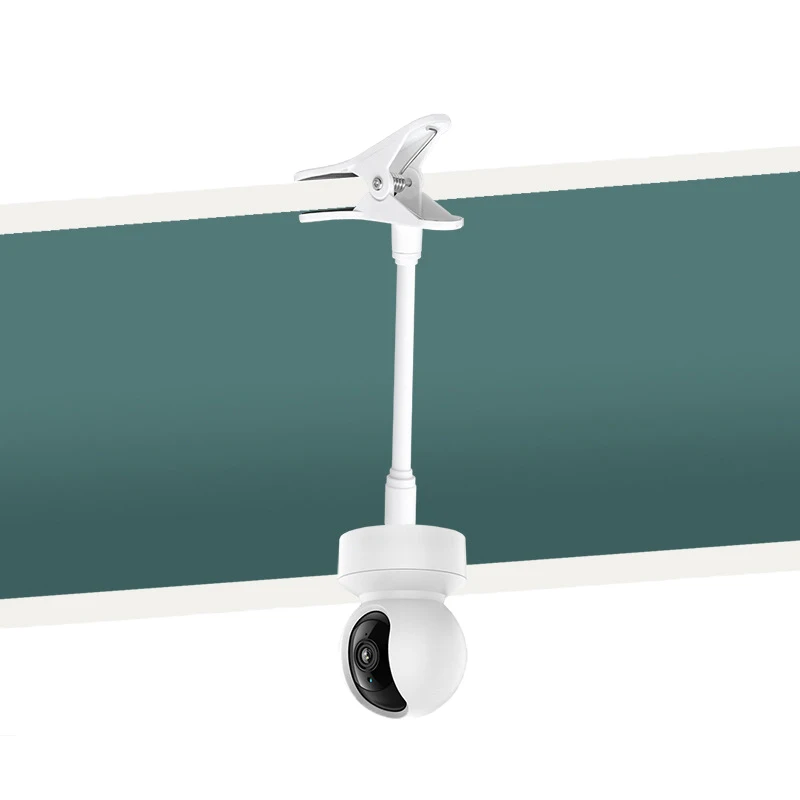 Soporte de cámara web para Monitor de bebé, Kit de montaje de giro Flexible para el hogar, sin perforación