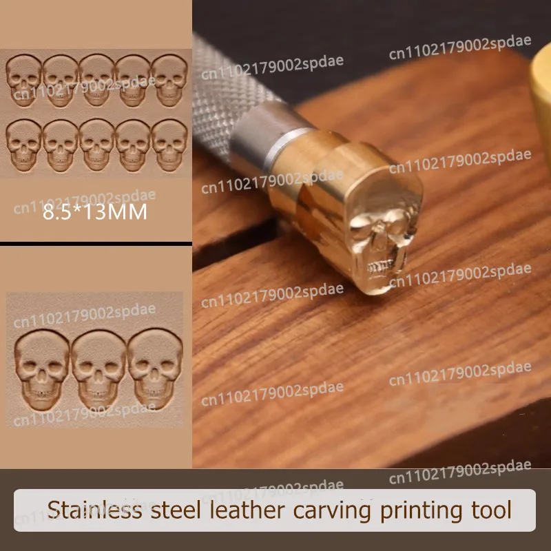 304 Steel Skull Stamp 0.33