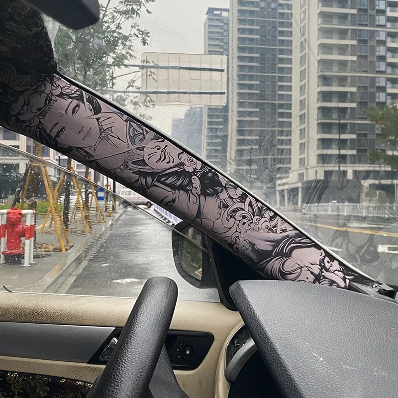 Car Modification A-pillar Self-adhesive Sticker Car Interior Modification Trendy Car Style Leaving No Trace