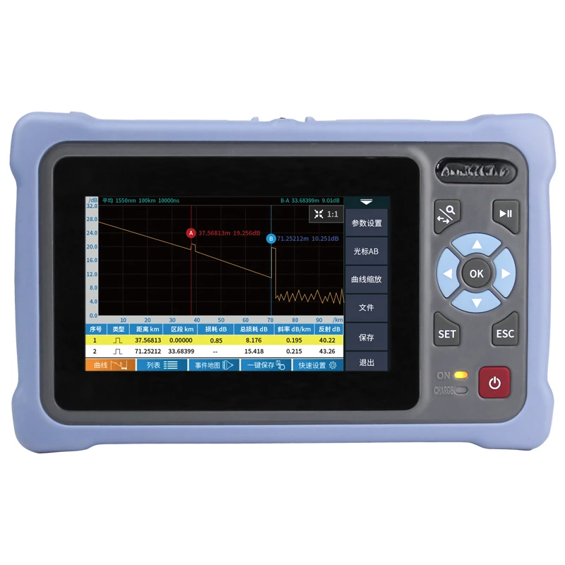 

OTDR Fiber Optic Tester: Strip Optical Test, Fiber Optic Cable Breakpoint Fault Finder is simple