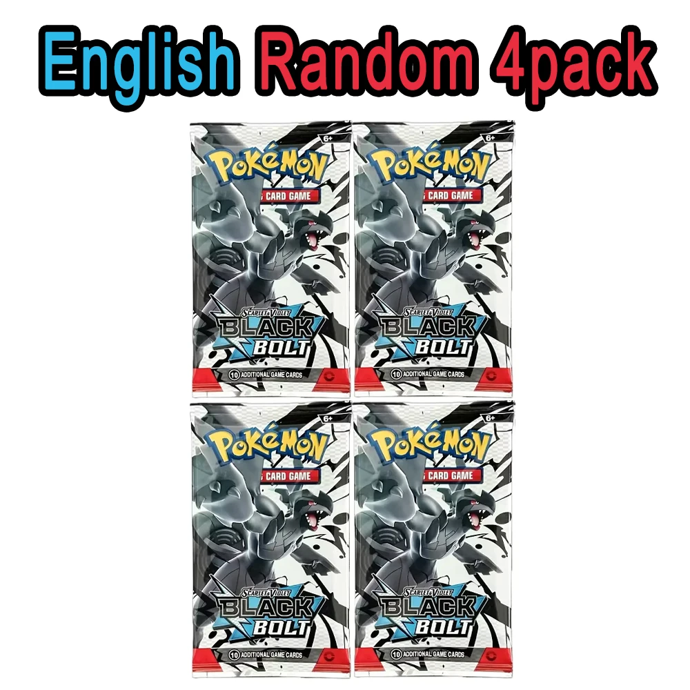 40pcs English PokémonCards SunMoon Destined PSrismatic Evolutions Scarlet Violet 151 PALDEAN Booster Battle Transaction Card