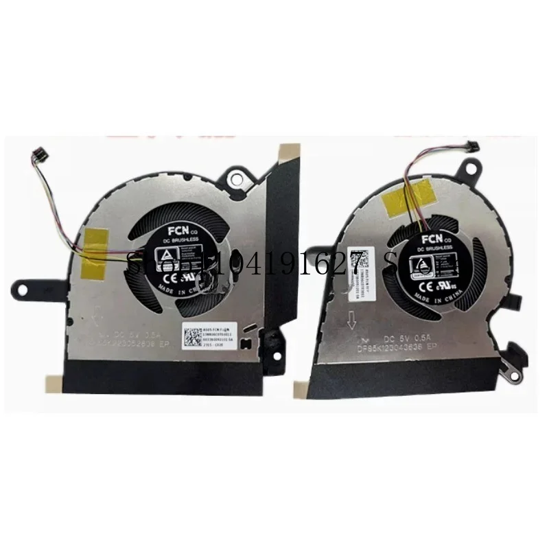 NEW CPU&GPU Cooling Fan For ASUS ROG Flow X13 GV301QC GV301QE GV301QH FMQM