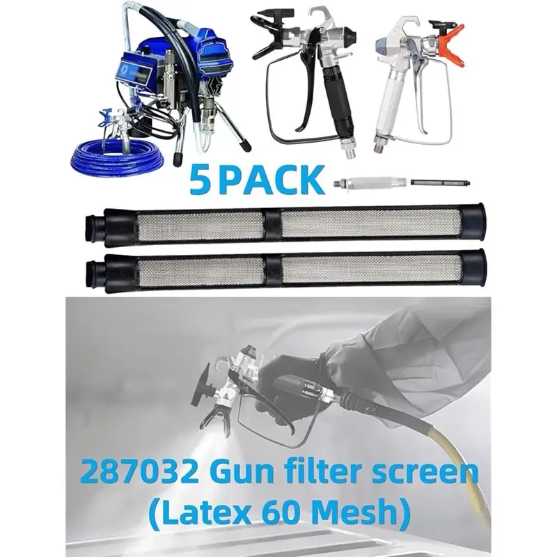 BHBD-Airless Spray Filter Screen Kit-Replacement Parts For Paint Sprayer 695 795 1095 1595 3900-Part Numbers 244067 181072 28703