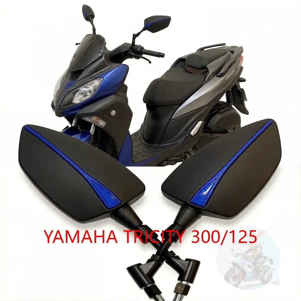 

Motorcycle Adjustabale Side Rearview Mirrors Universal Rearview For YAMAHA TRICITY 300/125 2014-2021 2020 TRICITY300 TRICITY125
