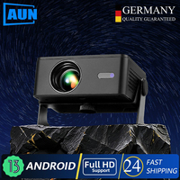 AUN Projector Android 13 Portable VideoProjector LED MINI Cinema Home Theater 3D WIFI Smart TV for 4K 1920x1080P Movie A32 Pro
