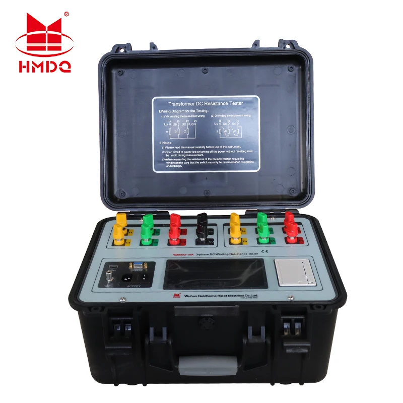 10 Ampere Digital Transformer Winding Resistance Test Equipment Portable 10A DC Resistance Tester Price