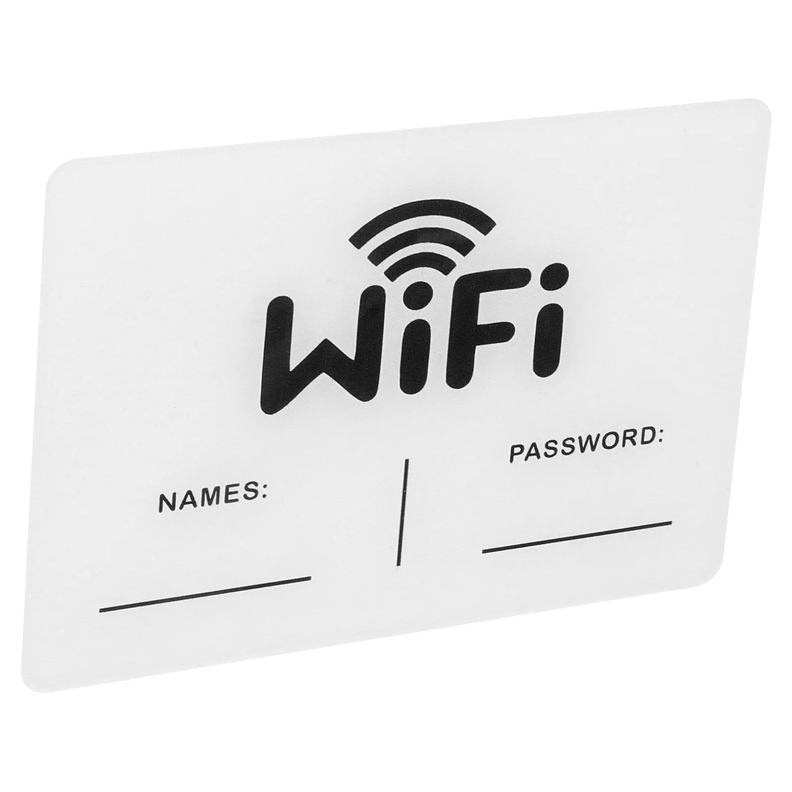 

Акриловая табличка с паролем Wi-Fi, высококачественная настенная информационная доска Wi-Fi для гостевых комнат, предприятий, магазинов, 3D-декор из бумаги