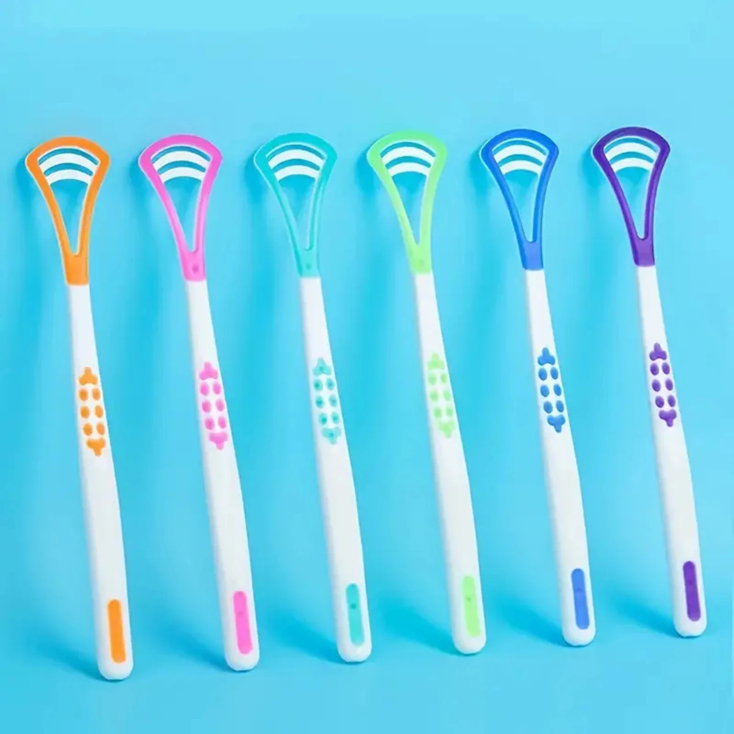 Cepillo raspador de lengua sin BPA altamente eficaz y saludable para mejorar el aliento fresco y la prevención del mal aliento, herramienta esencial f