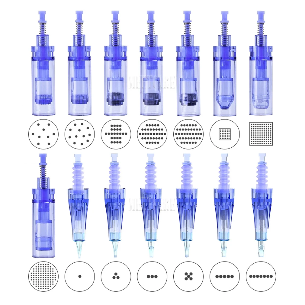 A1 Dr Pen Patrone Einweg-Mikronadel für Microneedle Dr Pen A1 Ersatzspitzen 9-polig 12-polig 24-polig 36-polig 42-polig rund 3D 5D – Detail 4