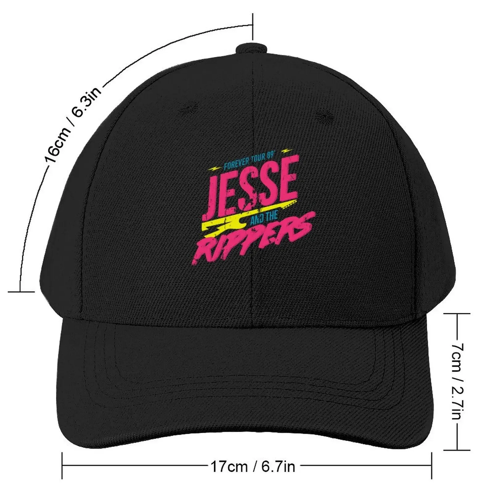 Jesse and the Rippers: Forever Tour 89’ Baseball Cap summer hat Military Cap Man Men Hats Women's