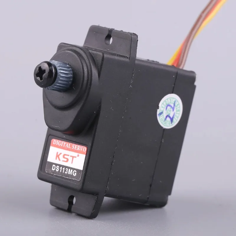 KST DS113MG Digital Metal Gear 5.2KG 0.12sec Wing Servo Motor for 450 RC Helicopter Plane