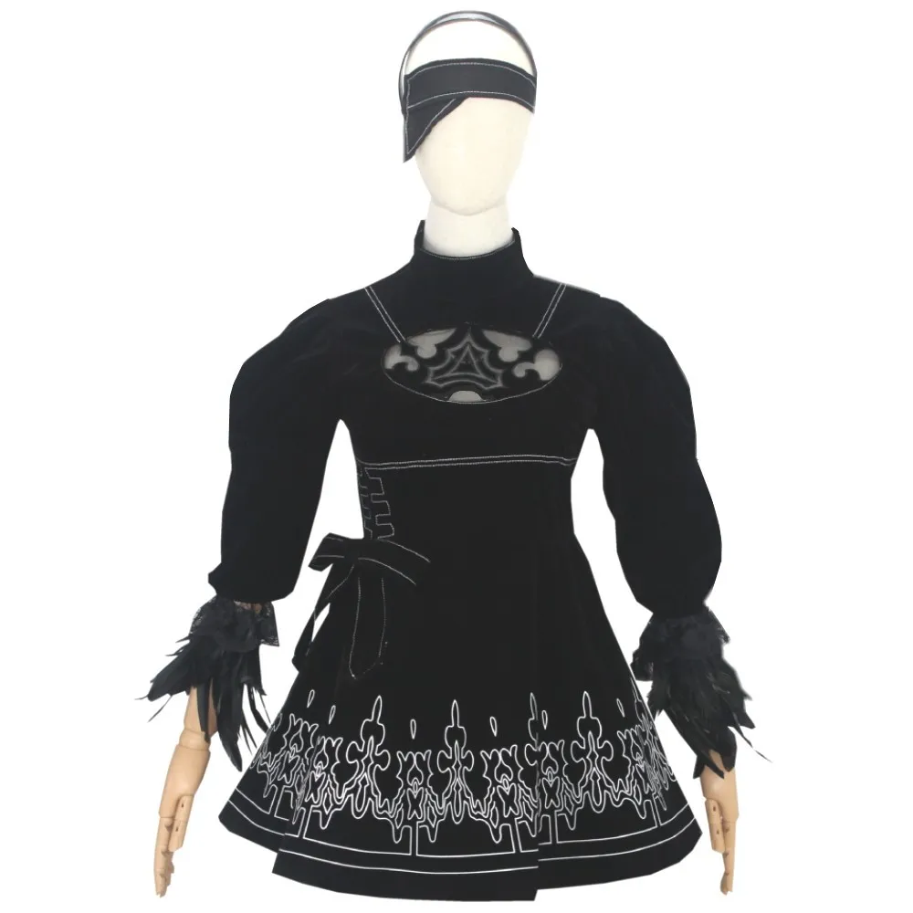 

Nier Automata 2B Sister Cosplay Dress Costume