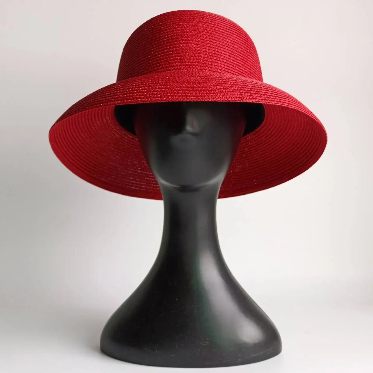 Lake Blue Summer straw hat French elegant outdoor beach travel anti-ultraviolet women's straw hat  chapeau femme