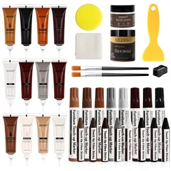 Wood Furniture Repairing Paint Filler 36pcs DIY Cabinet Floor Wardrobe Scratches Holes Refinishing Past Cream Pen Fast Dry
