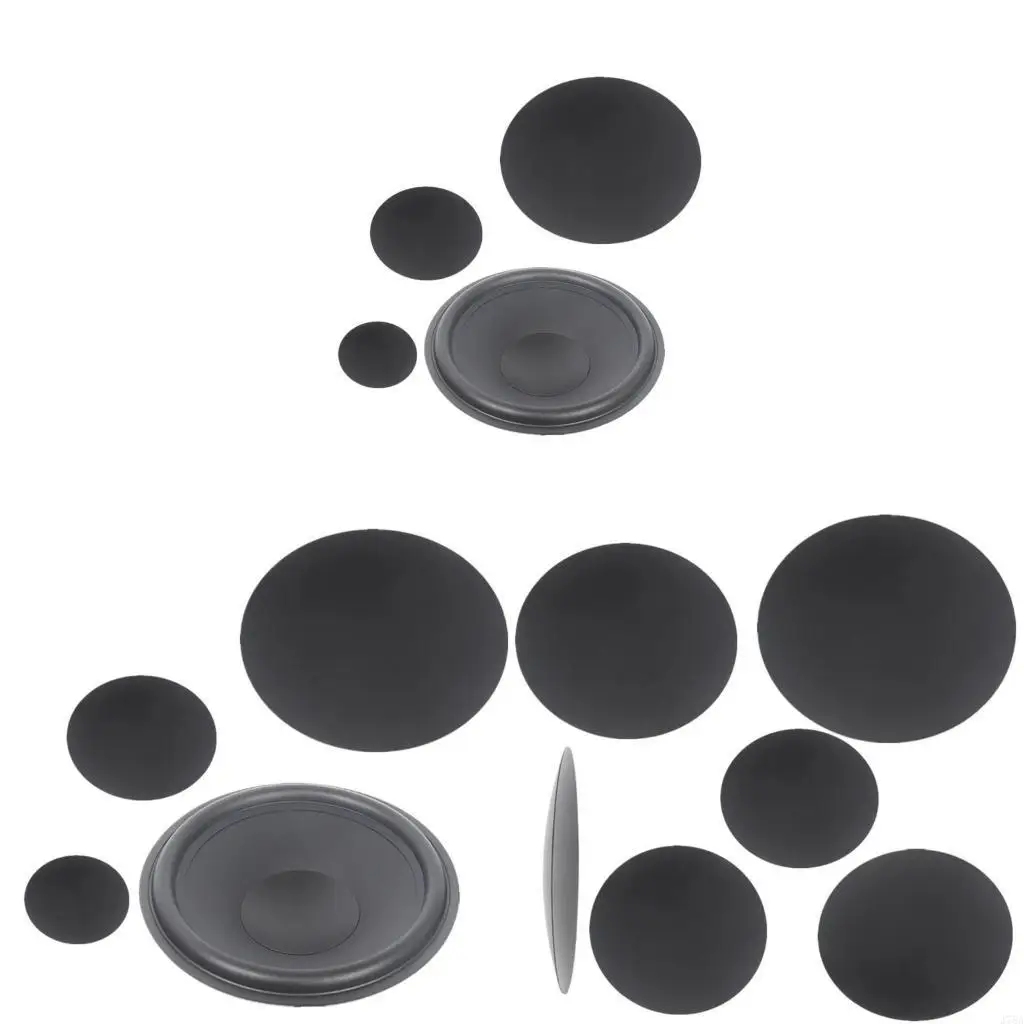 J78A Black Plastic Cover Speaker Dust Caps Not Easily Deformed Prevent Dust Builds up on Equipment 35mm/40mm/45mm/50mm/55mm