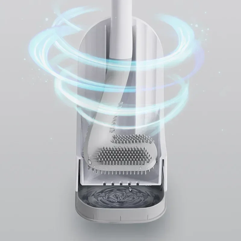 فرشاة تواليت جولف ذات شعيرات من السيليكون وحامل تجفيف لتخزين الحمام وتنظيم أداة تنظيف الحمام وإكسسوارات المرحاض #2