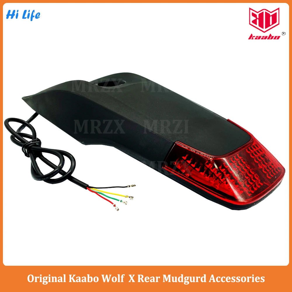 Official Kaabo Accessories Kaabo Wolf Warrior X Rear Mudguard Tail Light Part for Kaabo Wolf Warrior X E-Scooter