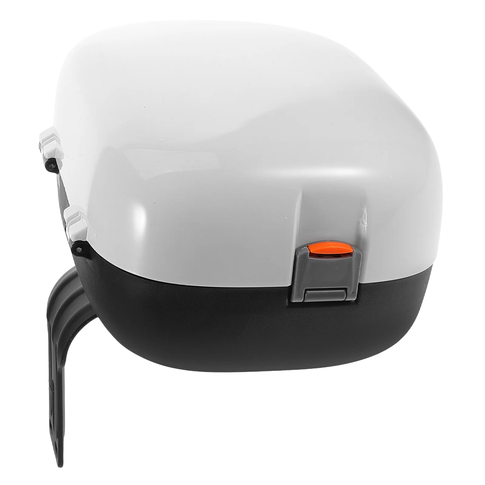 

Universal White Electric Bike Tail Box Large Capacity Waterproof Rear Storage Box Motorcycle Trunk Backrest Scooter Top Case