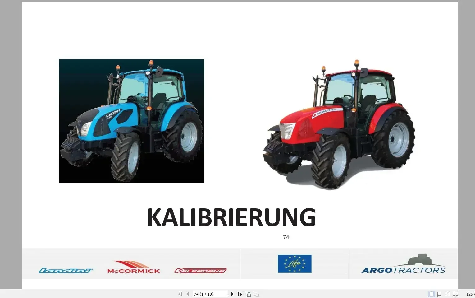 TruckEPC McCormick Tractor 13.1GB PDF German Language DE Training Manuals Operator & Service Manuals