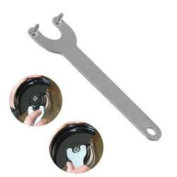 1pc Angle Grinder Key Flanged Wrench 2-jaw Spanner For Dismantling Angle Grinder Marble Machine Flange Wrench Fastener Tools