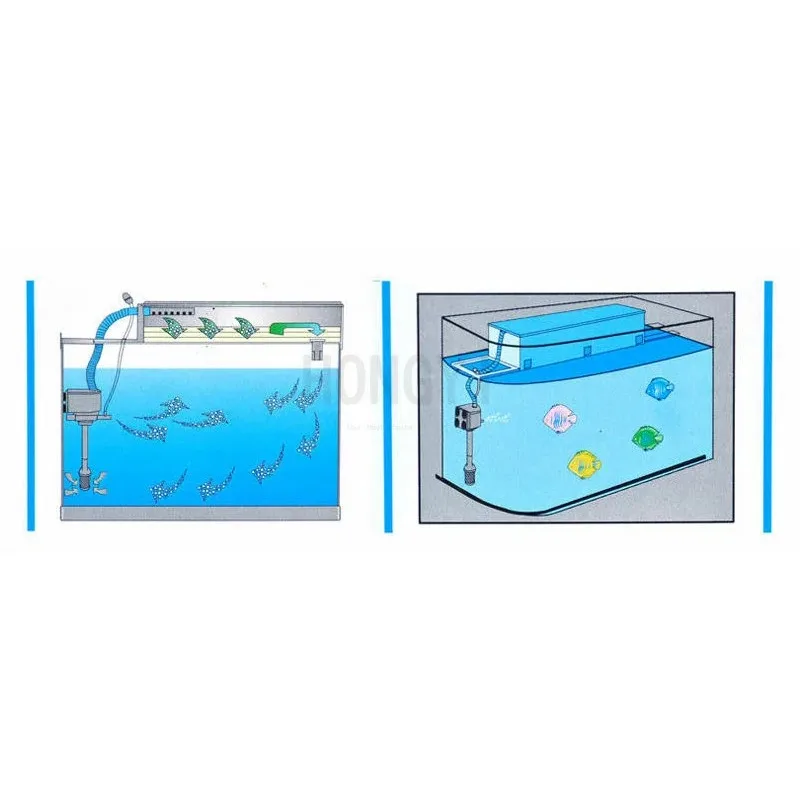 JEBO 1 piece aquarium mini multifunction water pump R362M R375M R119M air compressor+internal filter+water circulating 220-240V